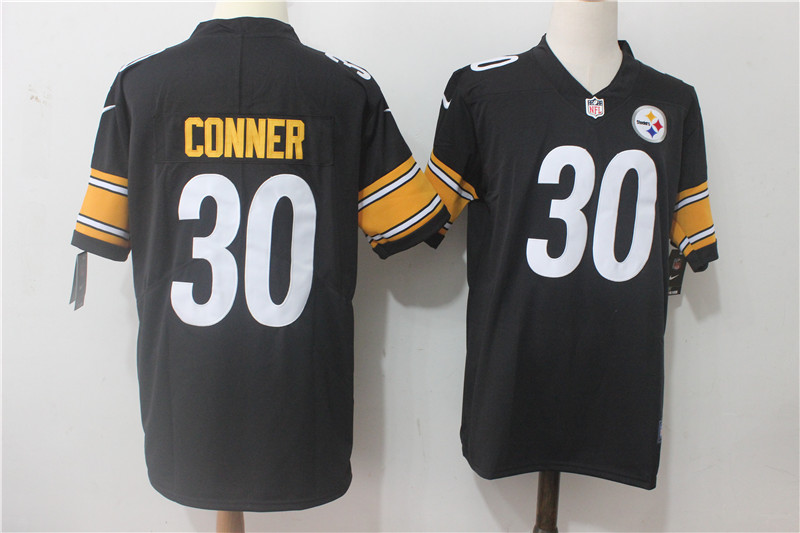Pittsburgh Steelers #30 James Conner Black Team Color Stitched Vapor Untouchable Limited Nike Jersey - Zenithce