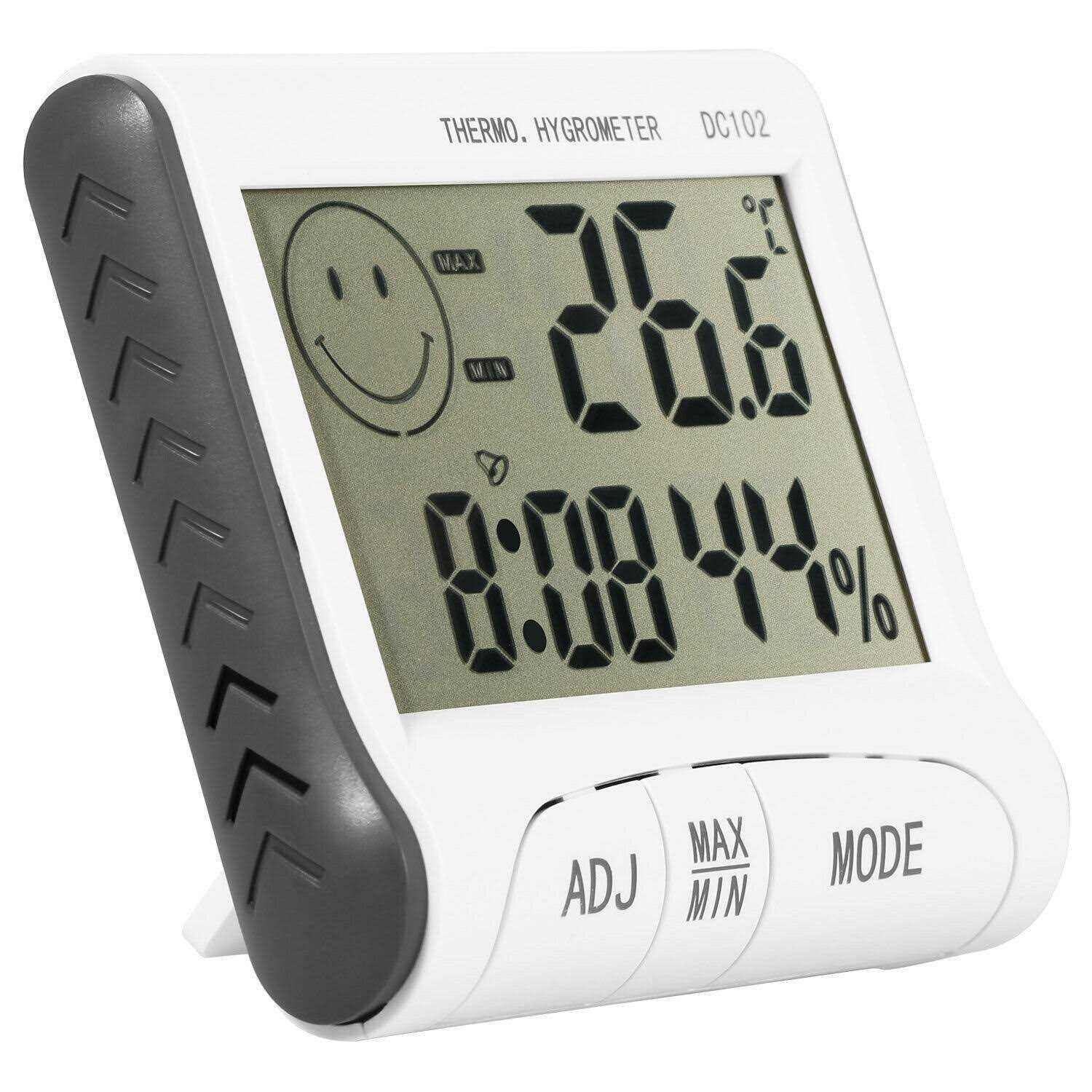 ThermoPro TP49 Digital Hygrometer Indoor Thermometer Humidity Meter Mini Hygrometer Thermometer with Temperature and Humidity Monitor Room - Zenithce