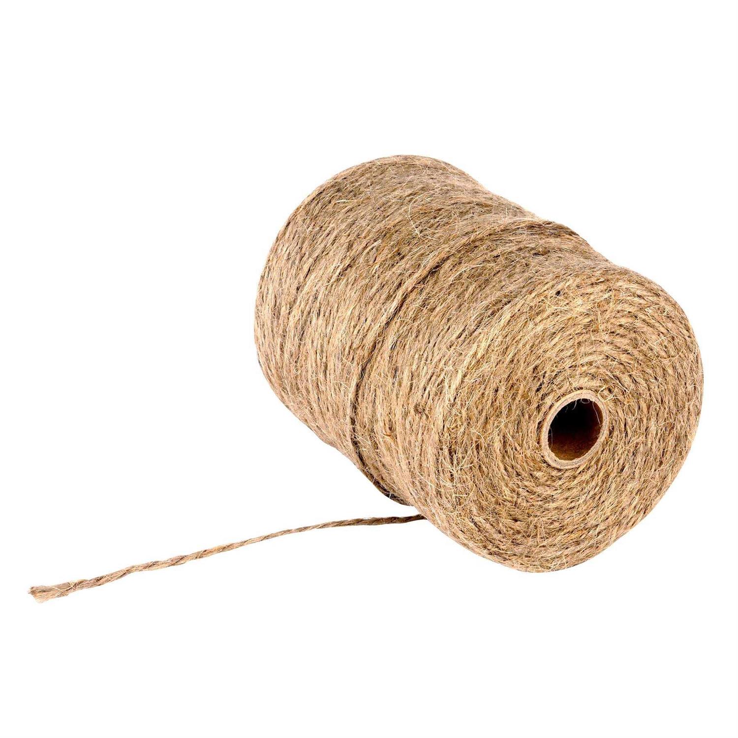 Natural Jute Rope Hemp Rope Strong Jute Twine for Crafts Gardening Hammock Decorating - Zenithce