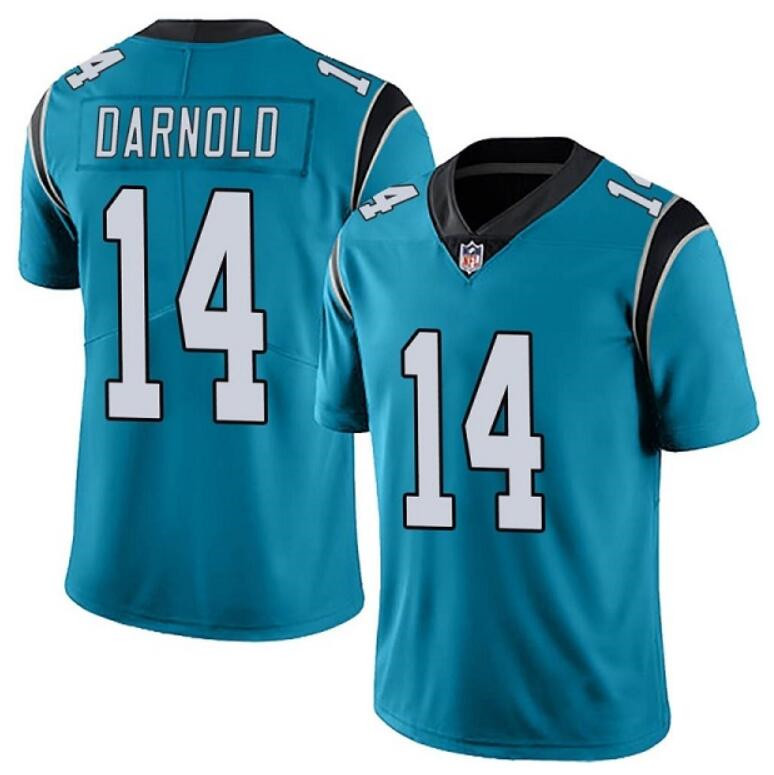 Carolina Panthers #14 Sam Darnold Blue Vapor Untouchable Limited Stitched Jersey - Zenithce