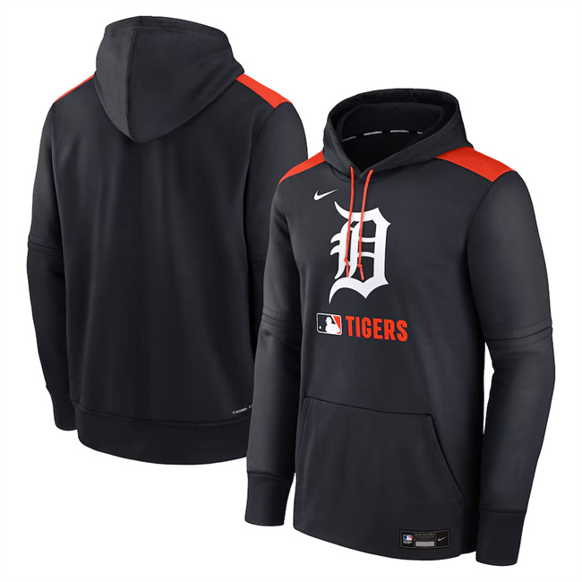 Detroit Tigers Navy Collection Performance Pullover Hoodie - Zenithce