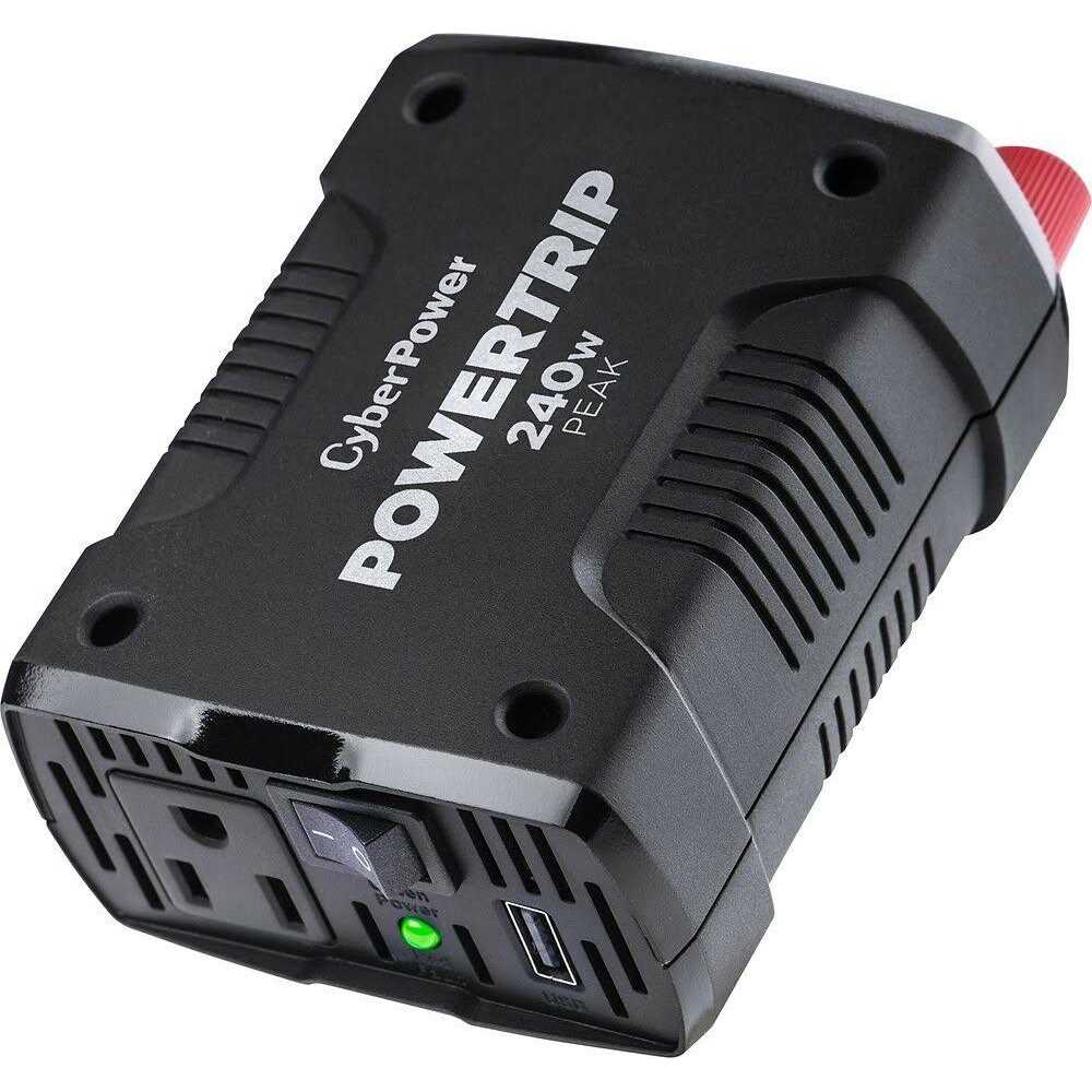 CyberPower M175XUC 2 Outlet 175 Watt Power Inverter with 1 Usb-c & 1 Usb-a Port - Zenithce