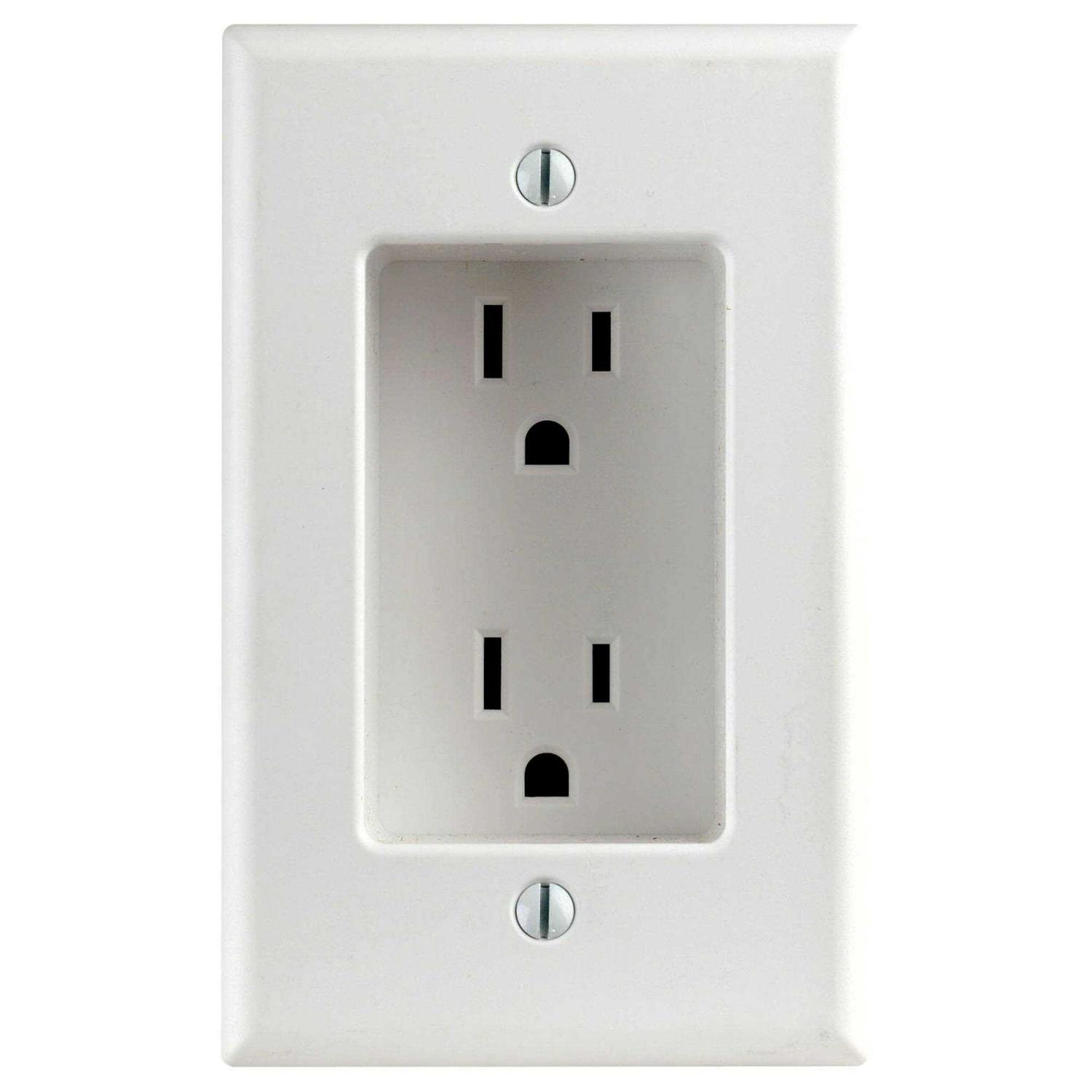 Leviton Recessed Duplex Receptacle 689 - Zenithce