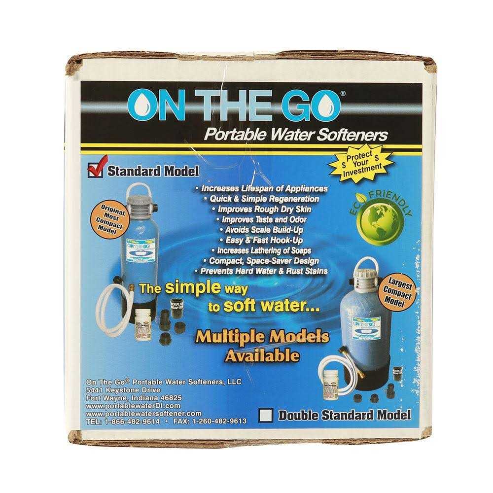 On The Go Double Standard Portable Water Softener - Zenithce