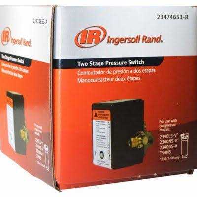 Ingersoll Rand 23474653 Pressure Switch for Single Phase Compressor - Zenithce