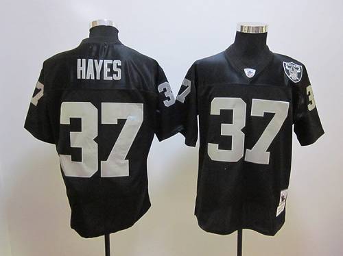 Mitchell And Ness Raiders #37 Lester Hayes Black Stitched Jersey - Zenithce