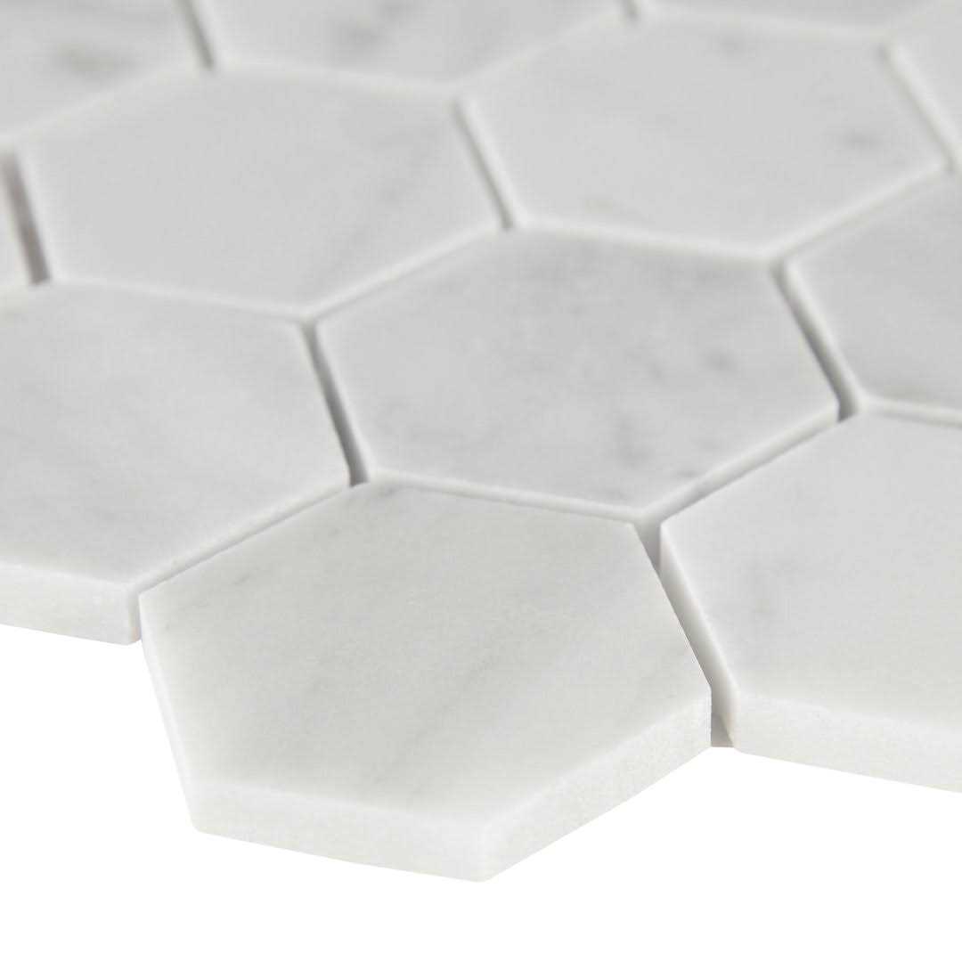 MSI Carrara White 3 in. x 6 in. Polished Marble Floor and Wall Tile - Zenithce