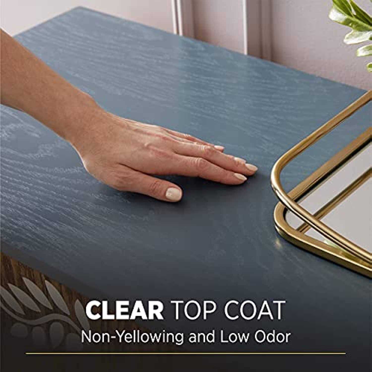 Minwax Polycrylic Clear Satin Protective Finish - Zenithce