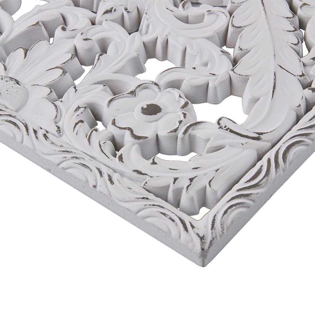 Madison Park Botanical Panel Carved Wall 2 Piece Set - Zenithce