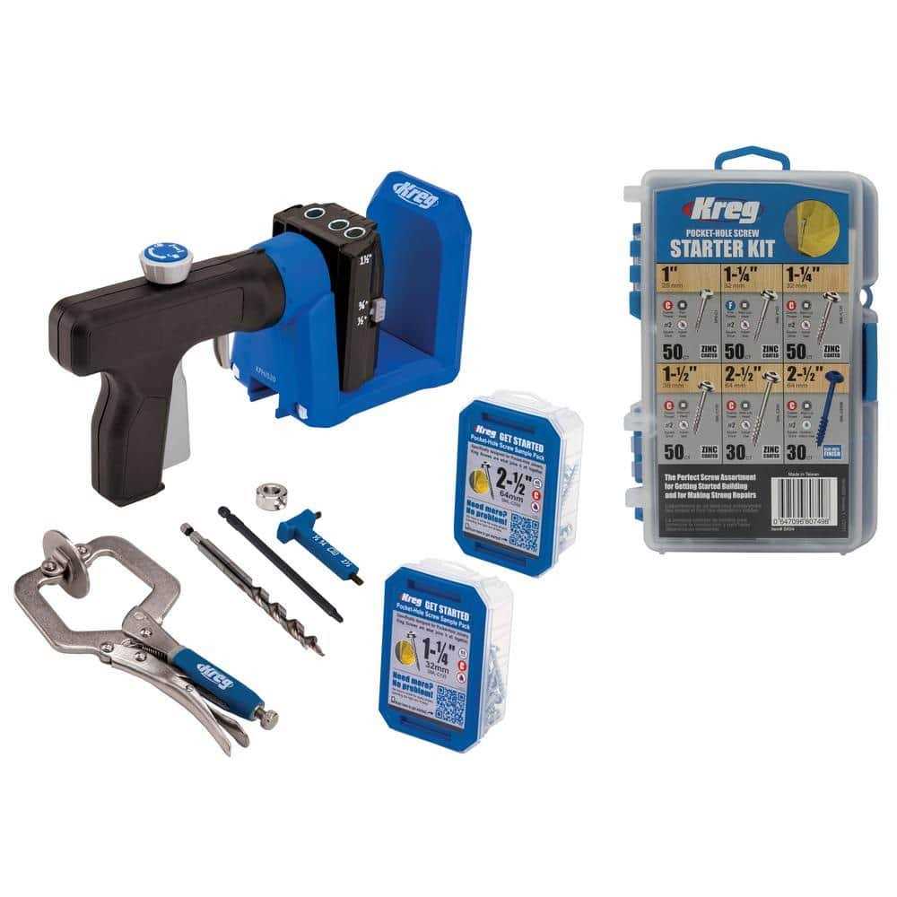 Kreg Pocket-Hole Jig 520PRO with Starter Screw Kit - Zenithce
