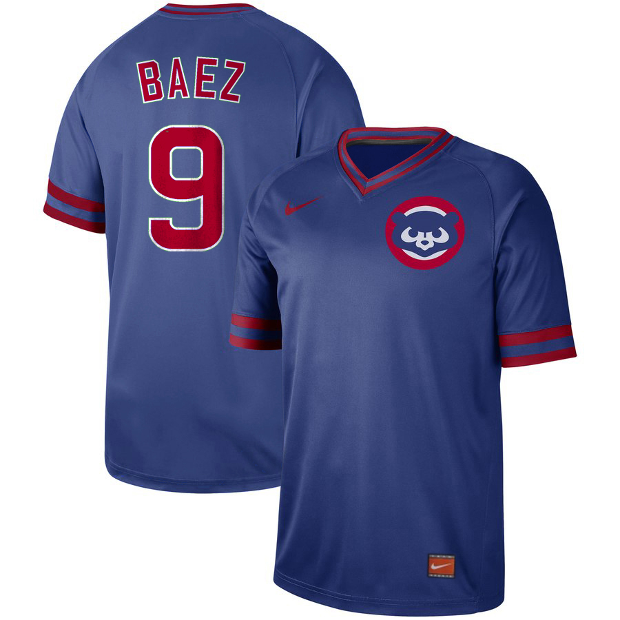 Chicago Cubs #9 Javier Baez Royal Cooperstown Collection Legend Stitched Jersey - Zenithce