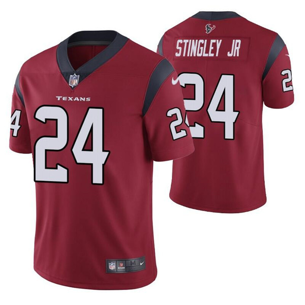 Houston Texans #24 Derek Stingley Jr. Red Vapor Untouchable Limited Stitched Jersey - Zenithce