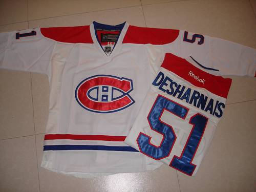Canadiens #51 David Desharnais White New CH Stitched Jersey - Zenithce