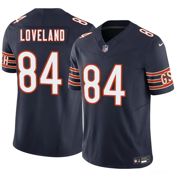 Chicago Bears #84 Colston Loveland Navy 2025 Draft F.U.S.E. Vapor Untouchable Limited Football Stitched Jersey - Zenithce