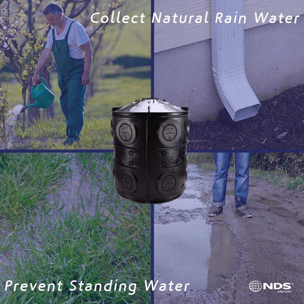 NDS EZ-Drain 4 in. D x 10 ft. L Poly-Rock Aggregate Sewer and Drain Pipe - Zenithce