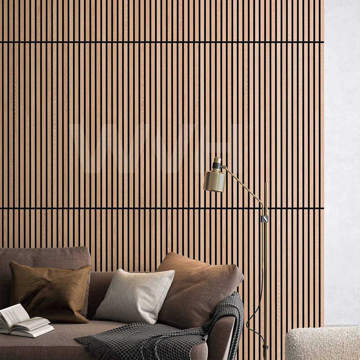The Wood Veneer Hub Acoustic Slat Wood Wall Panels - Zenithce