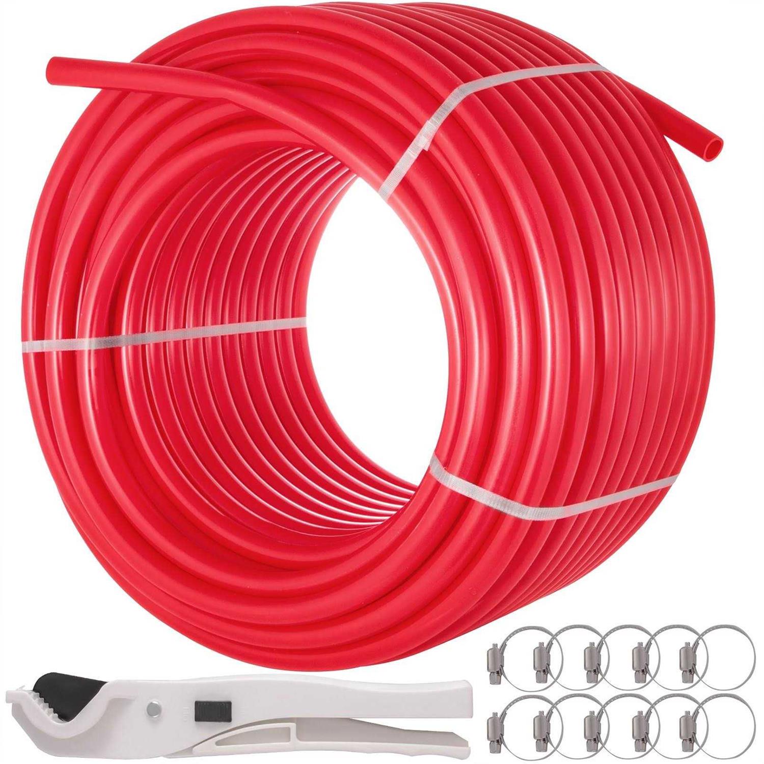 VEVOR PEX Tubing Oxygen Barrier PEX-B Radiant Floor Heating PEX Pipe PEX Tube - Zenithce