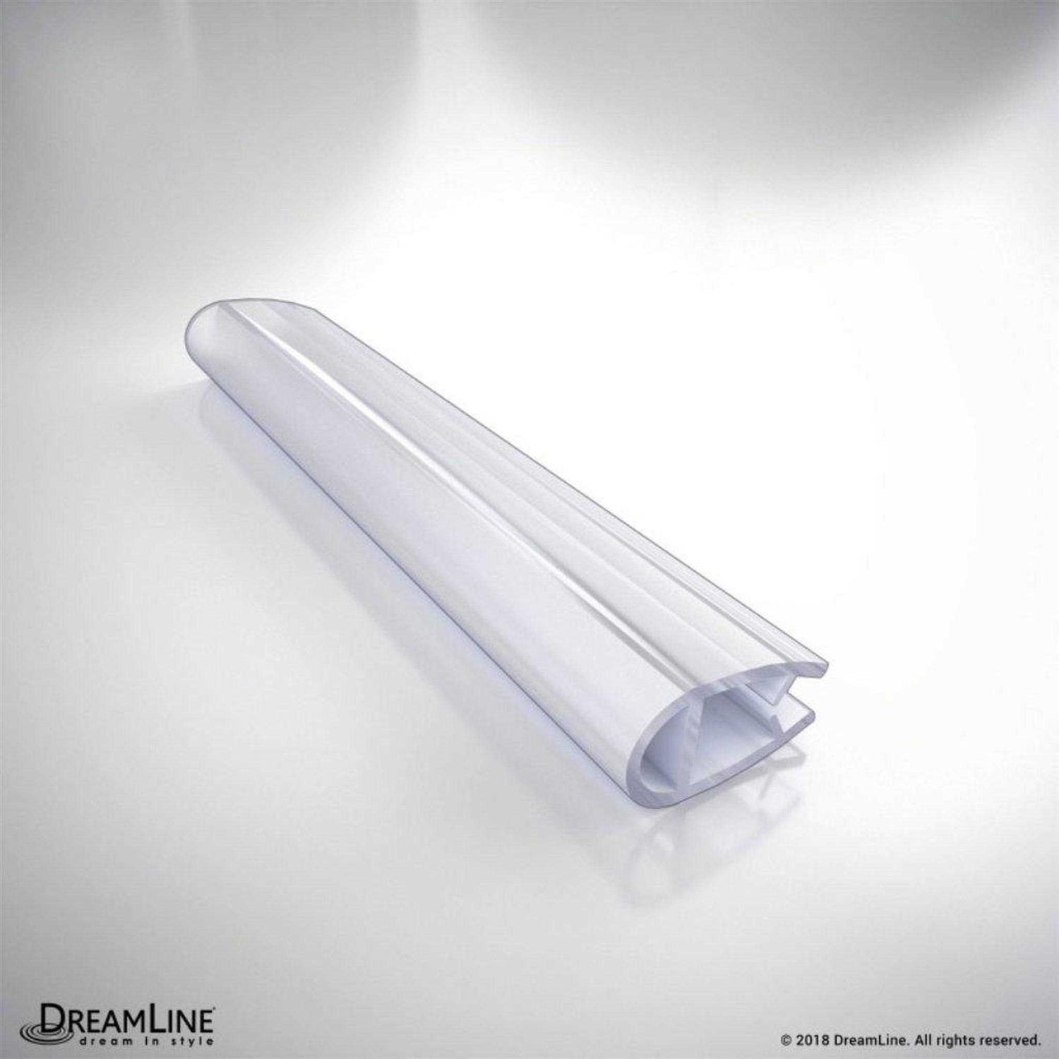 DreamLine Aqua-Q Swing 34 in. W x 58 in. H Frameless Tub Door SD-373458Q-09 - Zenithce