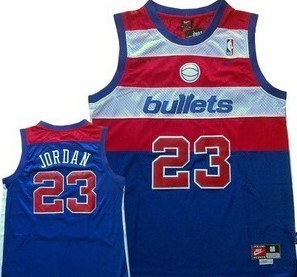 Washington Bullets #23 Michael Jordan Blue Swingman Throwback Jersey - Zenithce