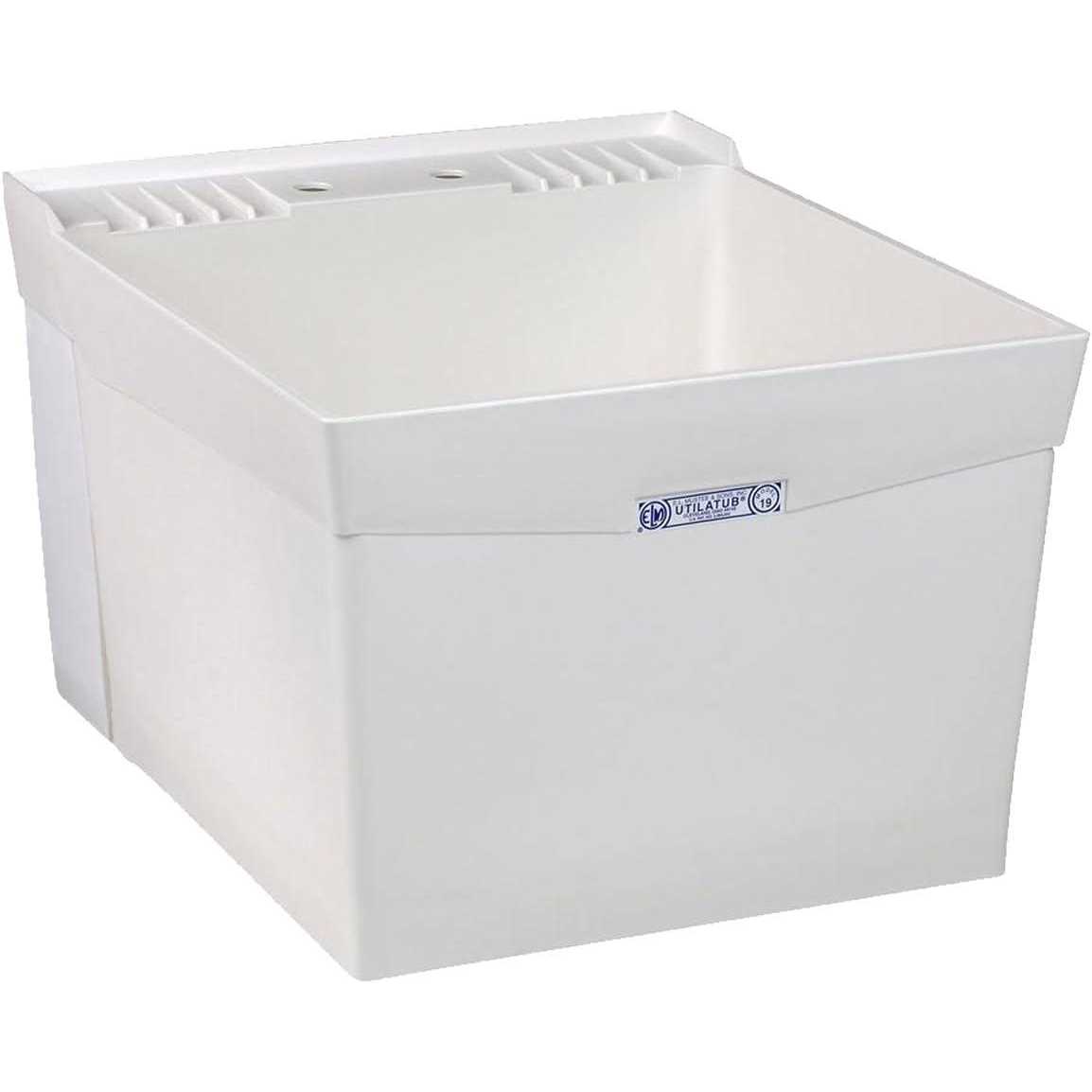 Mustee 19W Utilatub Laundry Tub Wall - Zenithce