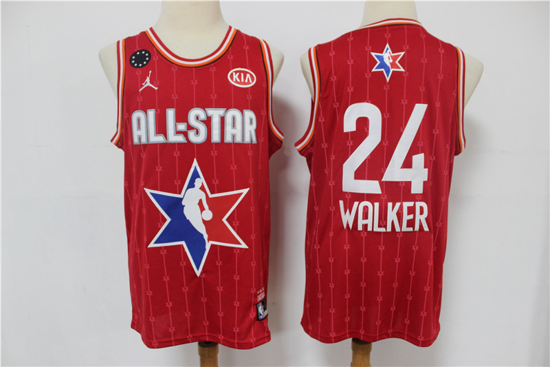 Boston Celtics #24 Kemba Walker Red Jordan Brand 2020 All-Star Game Swingman Stitched Jersey - Zenithce