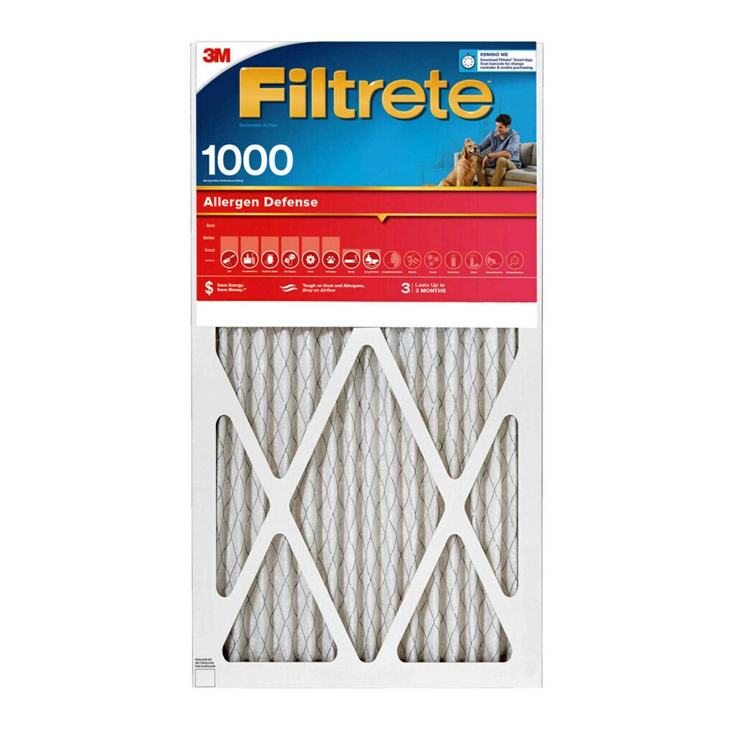 Filtrete 16×25 x 1 in. Flat Panel Air Filter - Zenithce