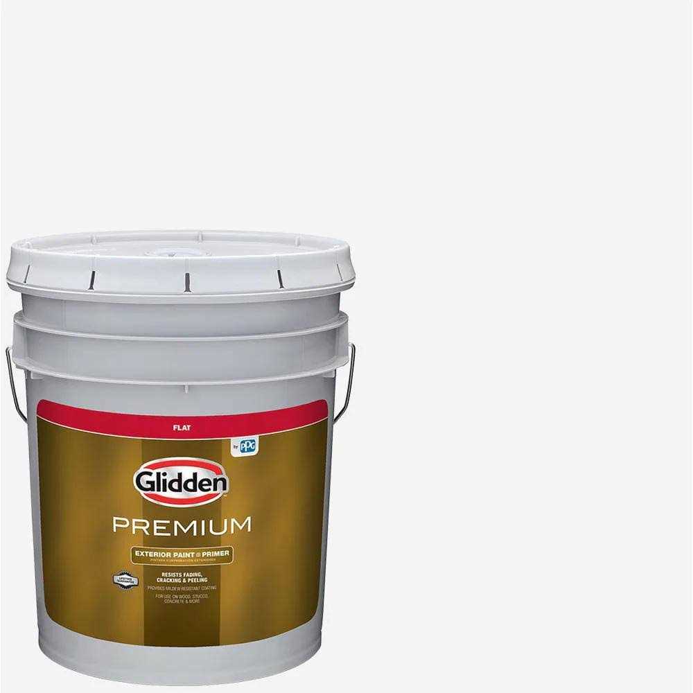 Glidden Premium 5 gal. Satin Latex Exterior Paint - Zenithce