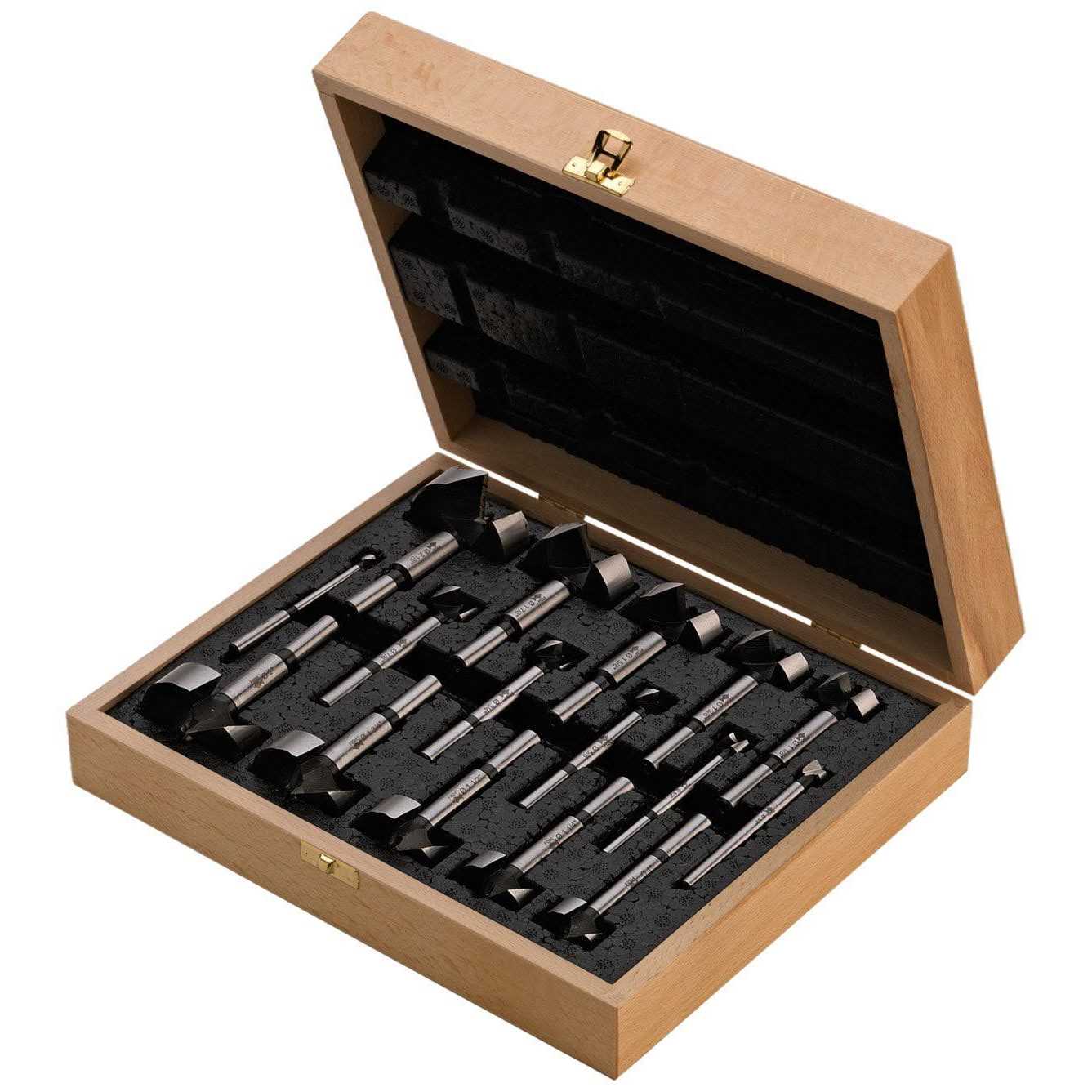 Fisch 29-pc Chrome Vanadium Brad Point Drill Bit Set FSF-364757 - Zenithce