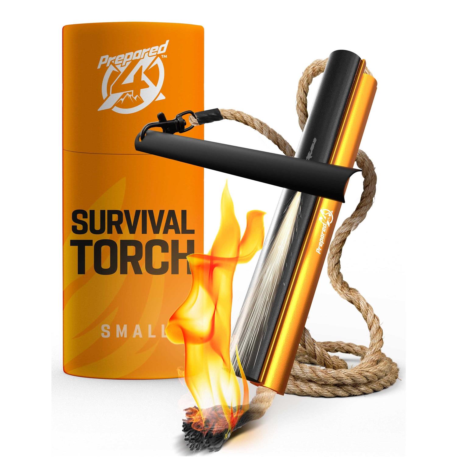 Fire Starter Survival Kit, Larger Ferro Rod with Striker Lanyard 3in Long Flint and Steel - Zenithce