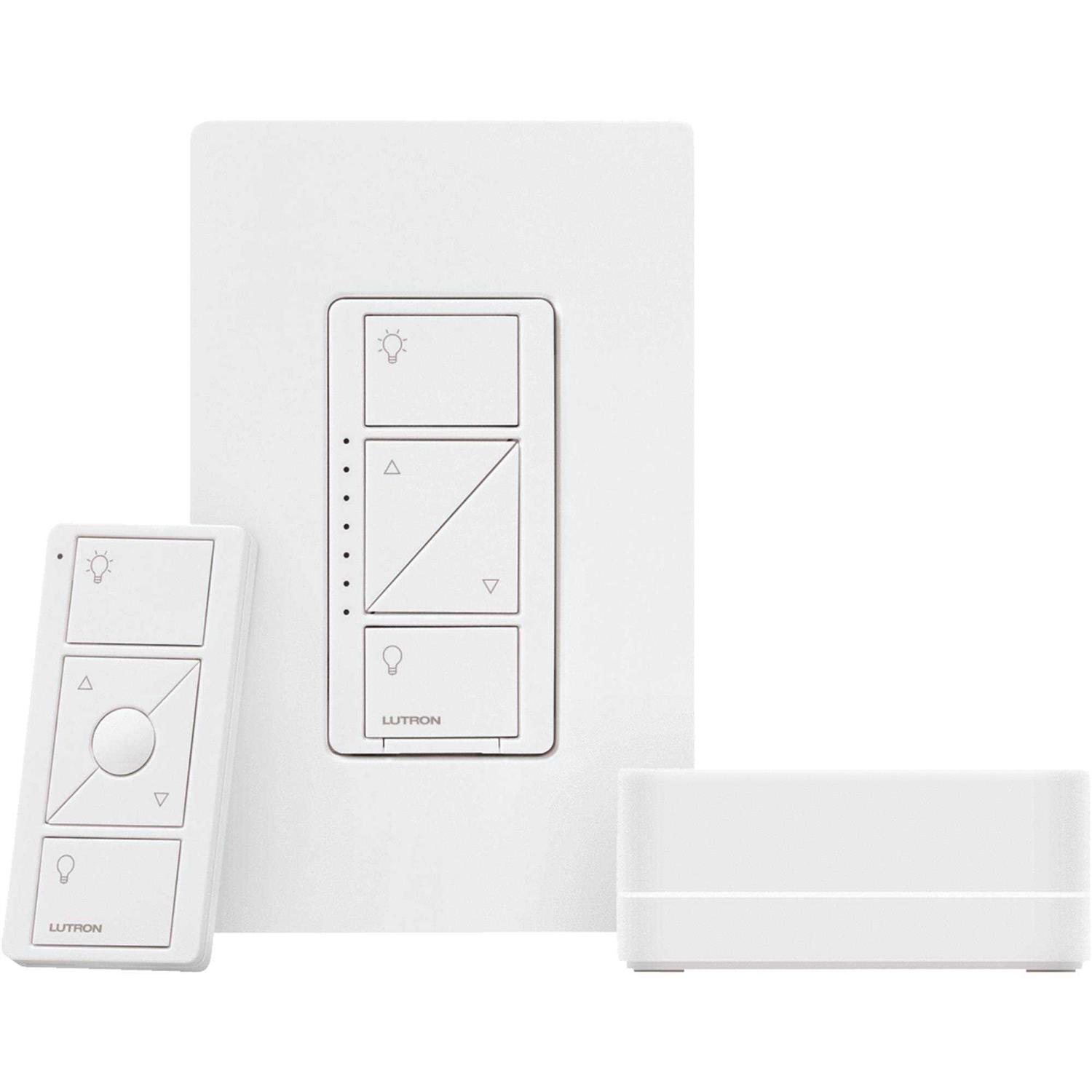 Lutron Caseta Smart Lighting On/Off Switch and Remote Kit for All Bulb/Fans PD5ANS-2BPICO - Zenithce