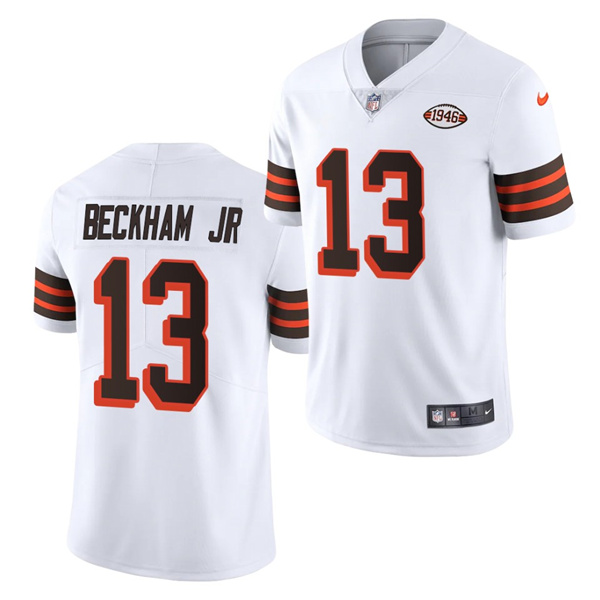 Cleveland Browns #13 Odell Beckham Jr. 1946 Vapor Stitched Football Jersey - Zenithce