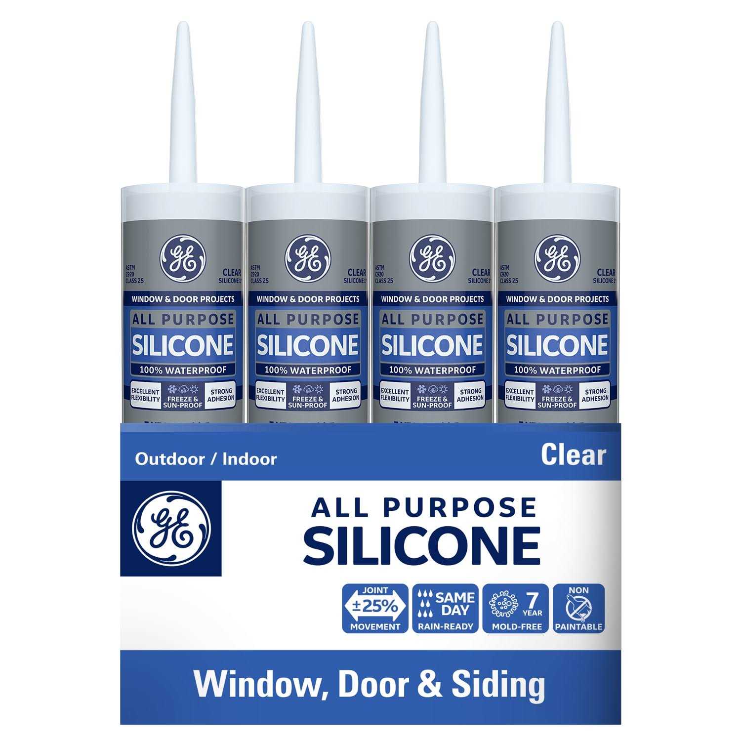GE All Purpose Silicone 1 Sealant - Zenithce