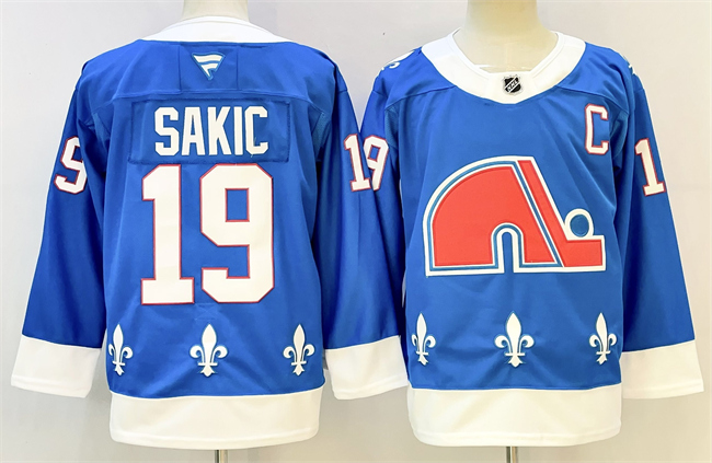 Colorado Avalanche #19 Joe Sakic Blue 2025 Stitched With C Patch Jersey - Zenithce