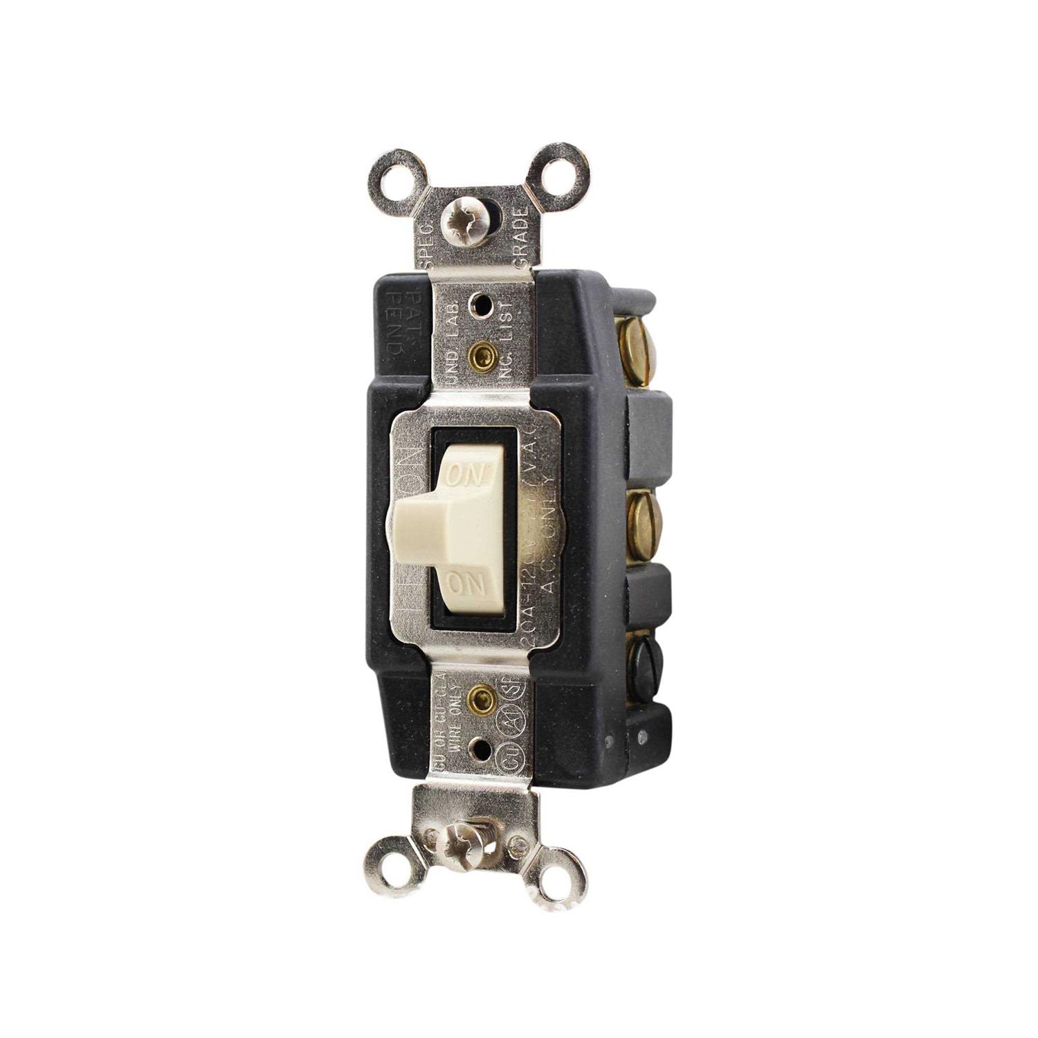 Leviton 20 Amp Double-Pole Toggle Switch Industrial 1286 - Zenithce