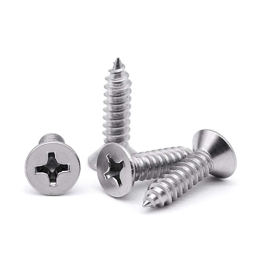 Stainless Steel Flat Head Sheet Metal Screws - Zenithce