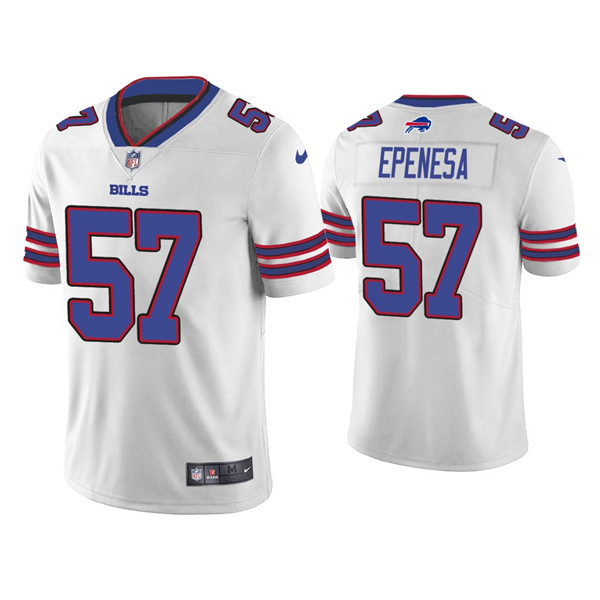 Buffalo Bills #57 A.J. Epenesa White Vapor Untouchable Limited Stitched Jersey - Zenithce