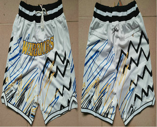 Golden State Warriors White Lightning Just Don Swingman Shorts - Zenithce