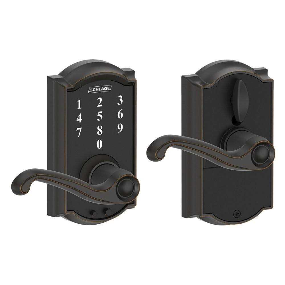 Schlage Camelot Touch Lock with Accent Lever - Zenithce
