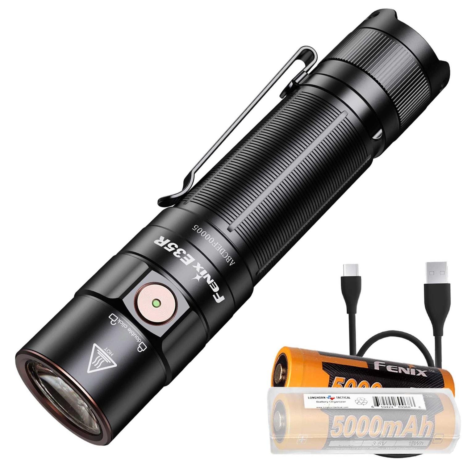 Fenix E35R Rechargeable Flashlight - Zenithce