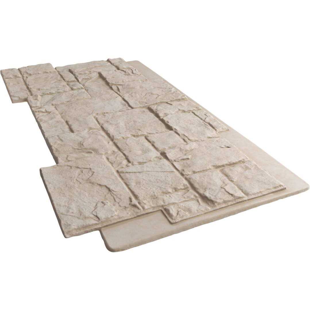 Ekena Millwork 48-5/8 in. x 24-3/4 in. Cascade Stacked Stone - Zenithce