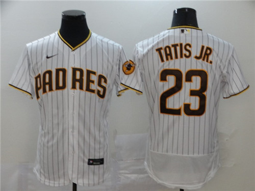 San Diego Padres #23 Fernando Tatis Jr. White Flex Base Stitched Jersey - Zenithce
