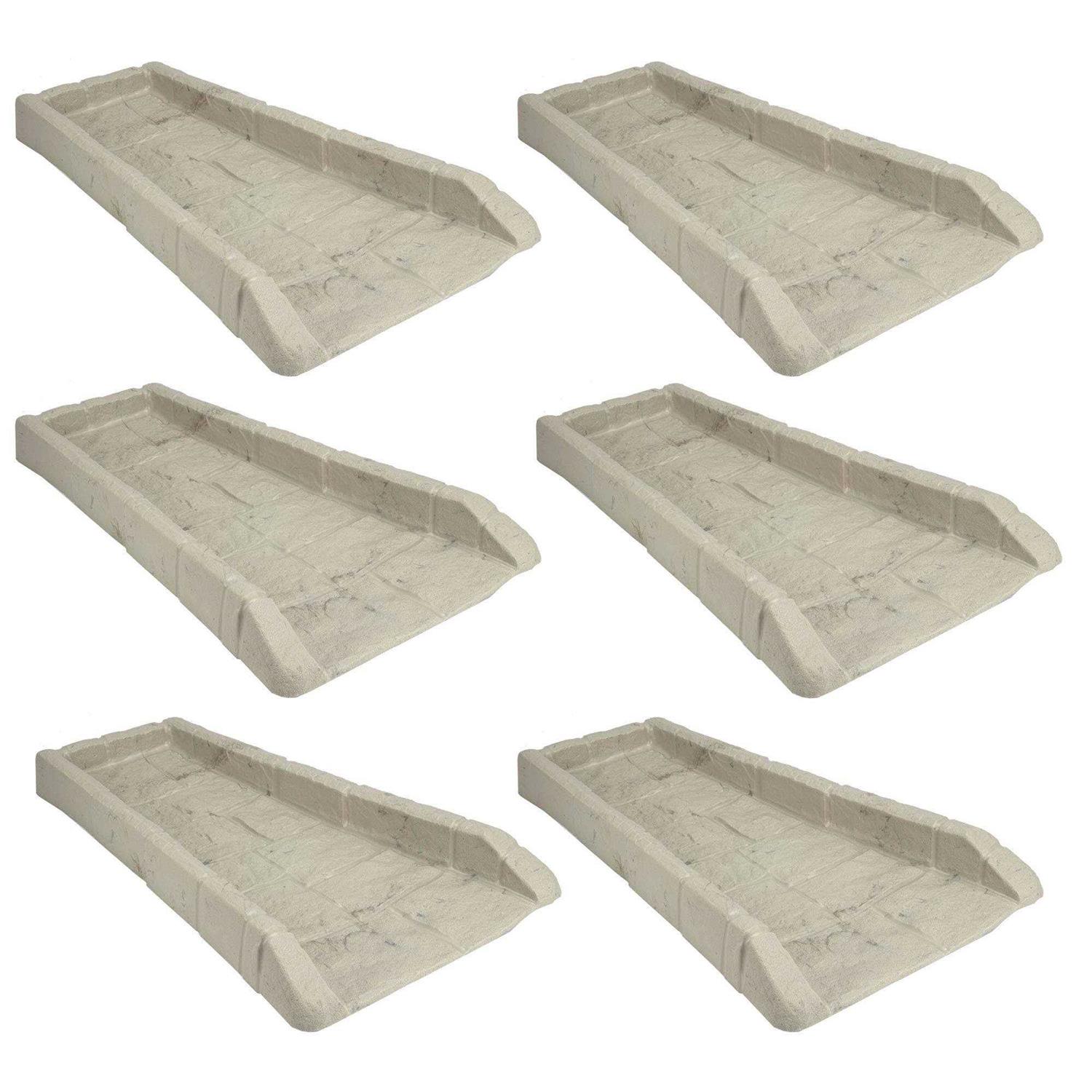 Suncast SB24 Decorative Rain Gutter Downspout Splash Block - Zenithce