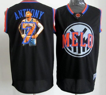 New York Knicks #7 Carmelo Anthony Notorious Fashion Jersey - Zenithce