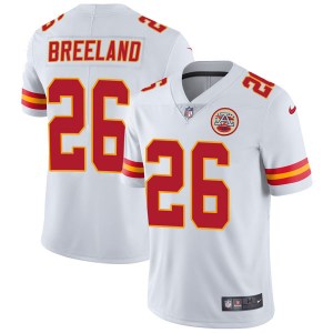 Kansas City Chiefs #26 Bashaud Breeland White Vapor Untouchable Limited Stitched Jersey - Zenithce