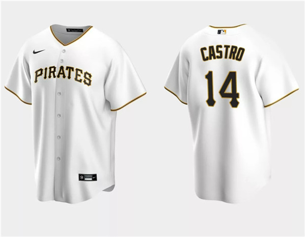 Pittsburgh Pirates #14 Rodolfo Castro White Cool Base Stitched Jersey - Zenithce