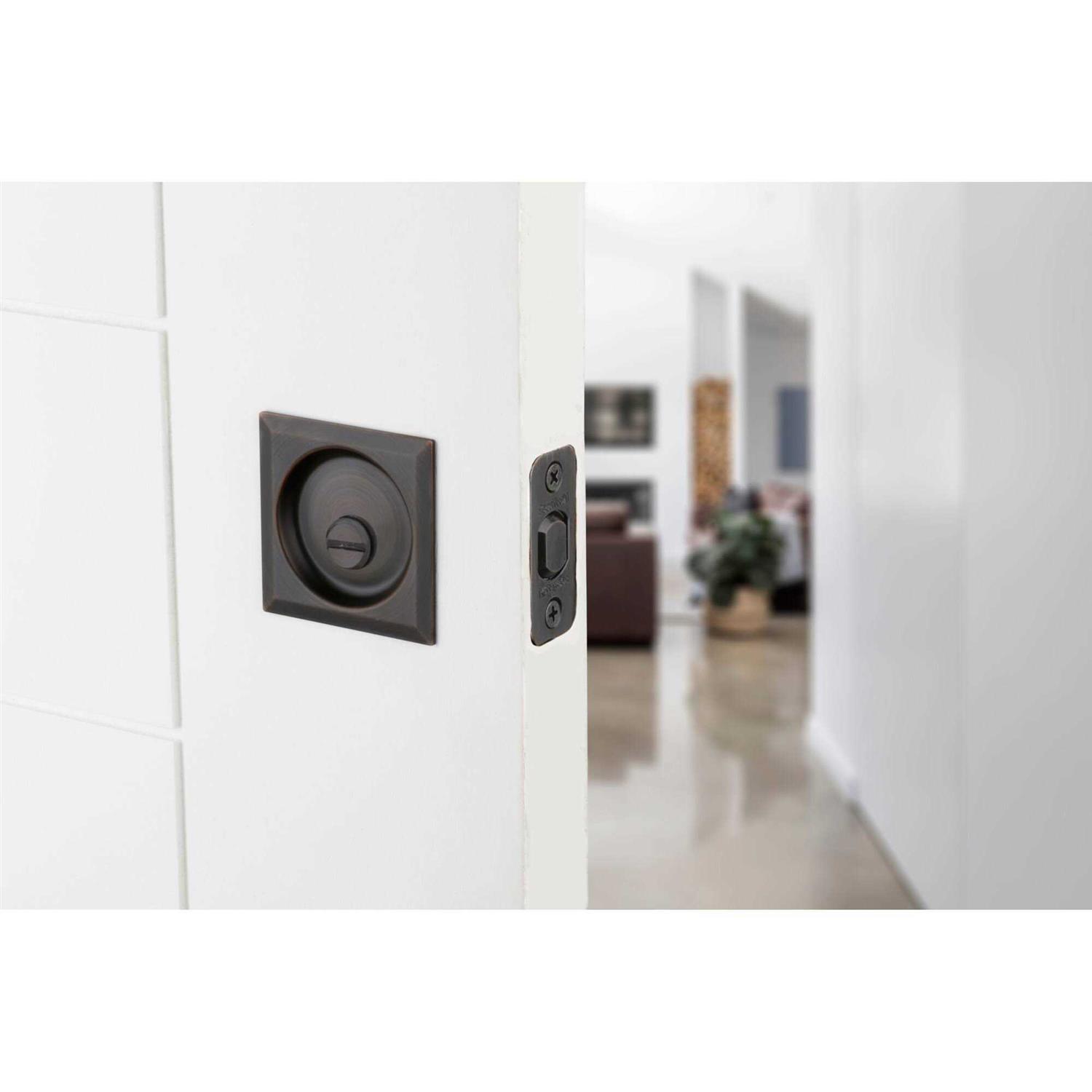 Kwikset Square Pocket Door Privacy Lock 335SQT - Zenithce