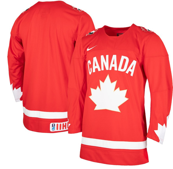 Toronto Maple Leafs Hockey Canada Red Heritage Replica Stitched Jersey - Zenithce