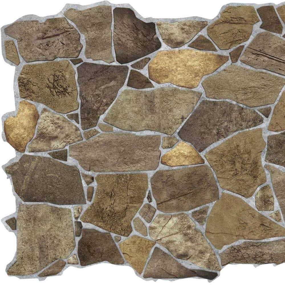 Falkirk Renfrew II 25 x 39 3D Wall Panel in Brown Dundee Deco - Zenithce