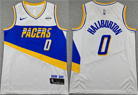 Indiana Pacers #0 Tyrese Haliburton White 2025-26 City Edition Stitched Jersey - Zenithce