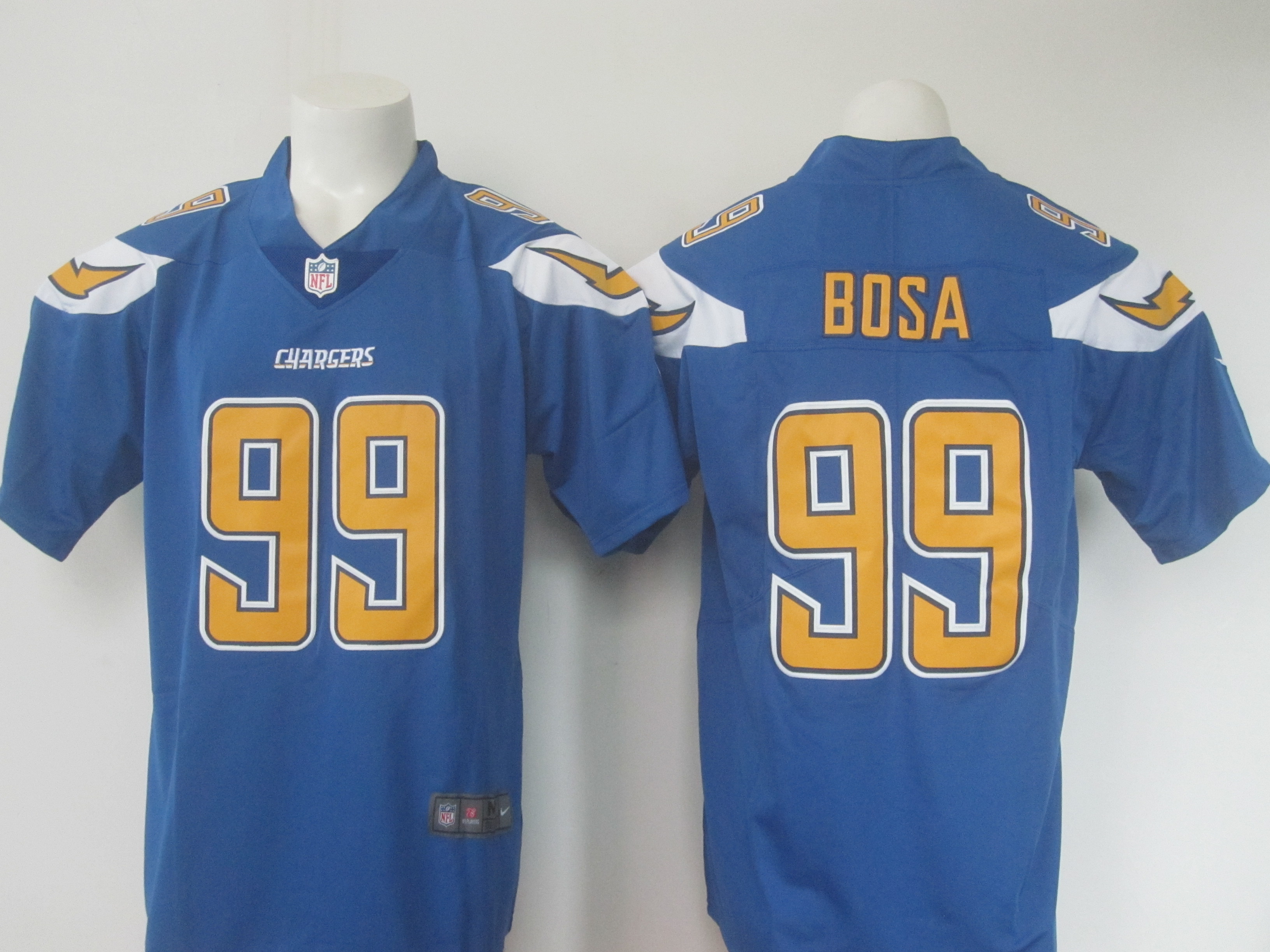Los Angeles Chargers #99 Joey Bosa Blue Limited Rush Stitched Nike Jersey - Zenithce